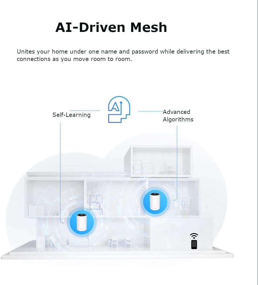 TP-LINK Deco XE75 AXE5400 TRI-BAND Whole Home Mesh Wi Fi 6E System