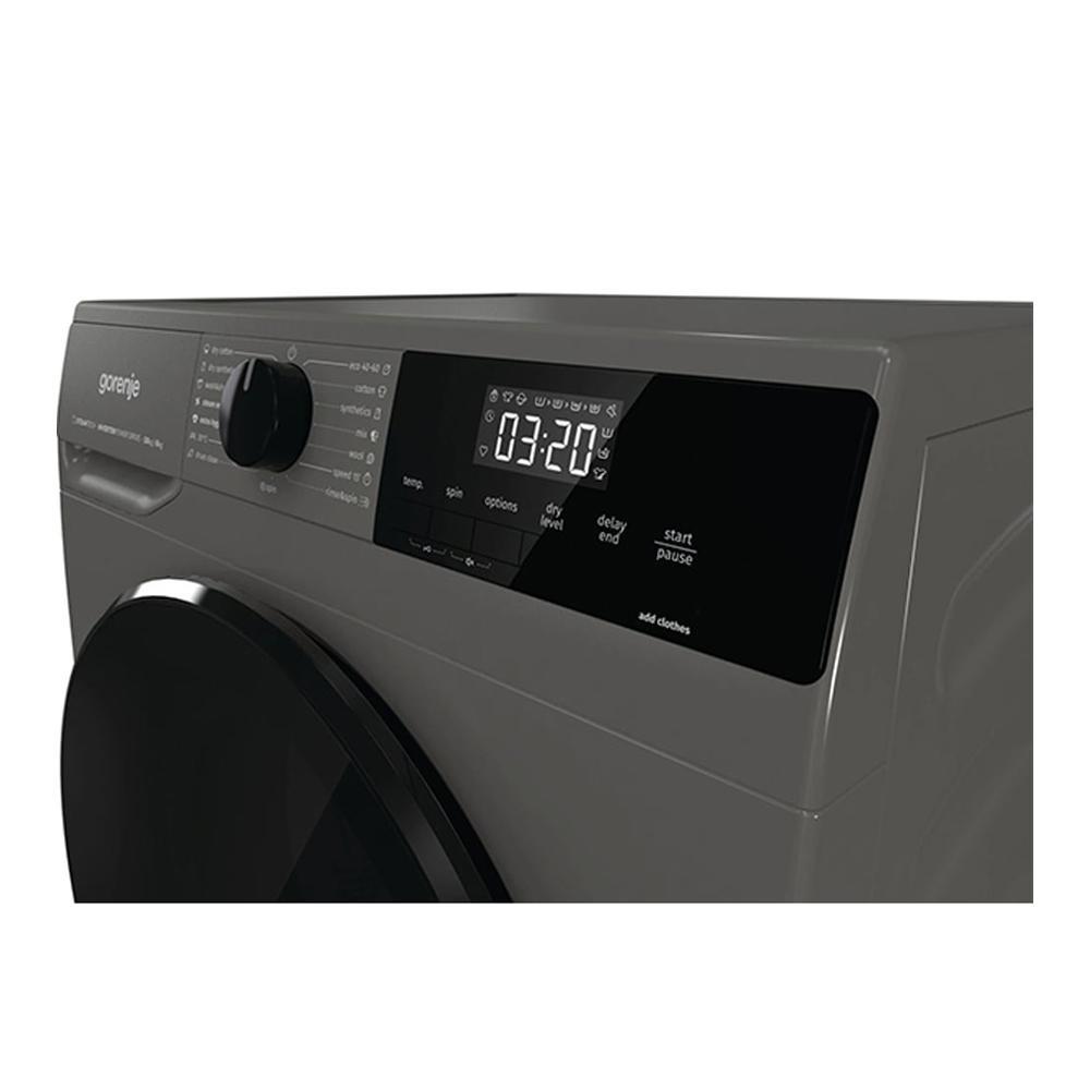 Gorenje 10 kg washer and 6 kg dryer with steam
