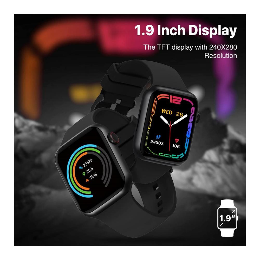 Promate Fitness Smart Watch 30 Sports Modes Bluetooth Fitness Watch with 1.9 TFT Display 100 Watch