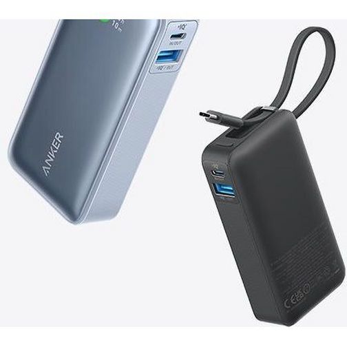 Anker Nano 10000mAh Power Bank 30W Built-In USB-C Cable (Black) Anker Nano 10000mAh Power Bank 30W Built-In USB-C Cable (Black)
