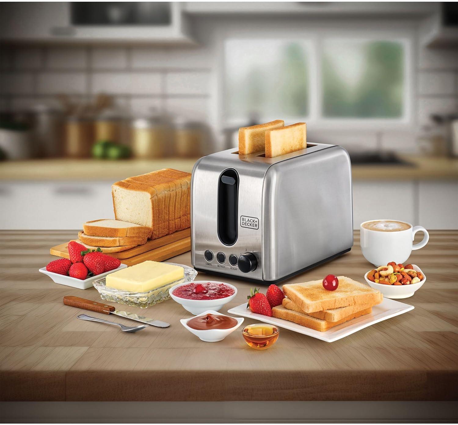 Black and Decker 2 Slice Toaster ET244-B5