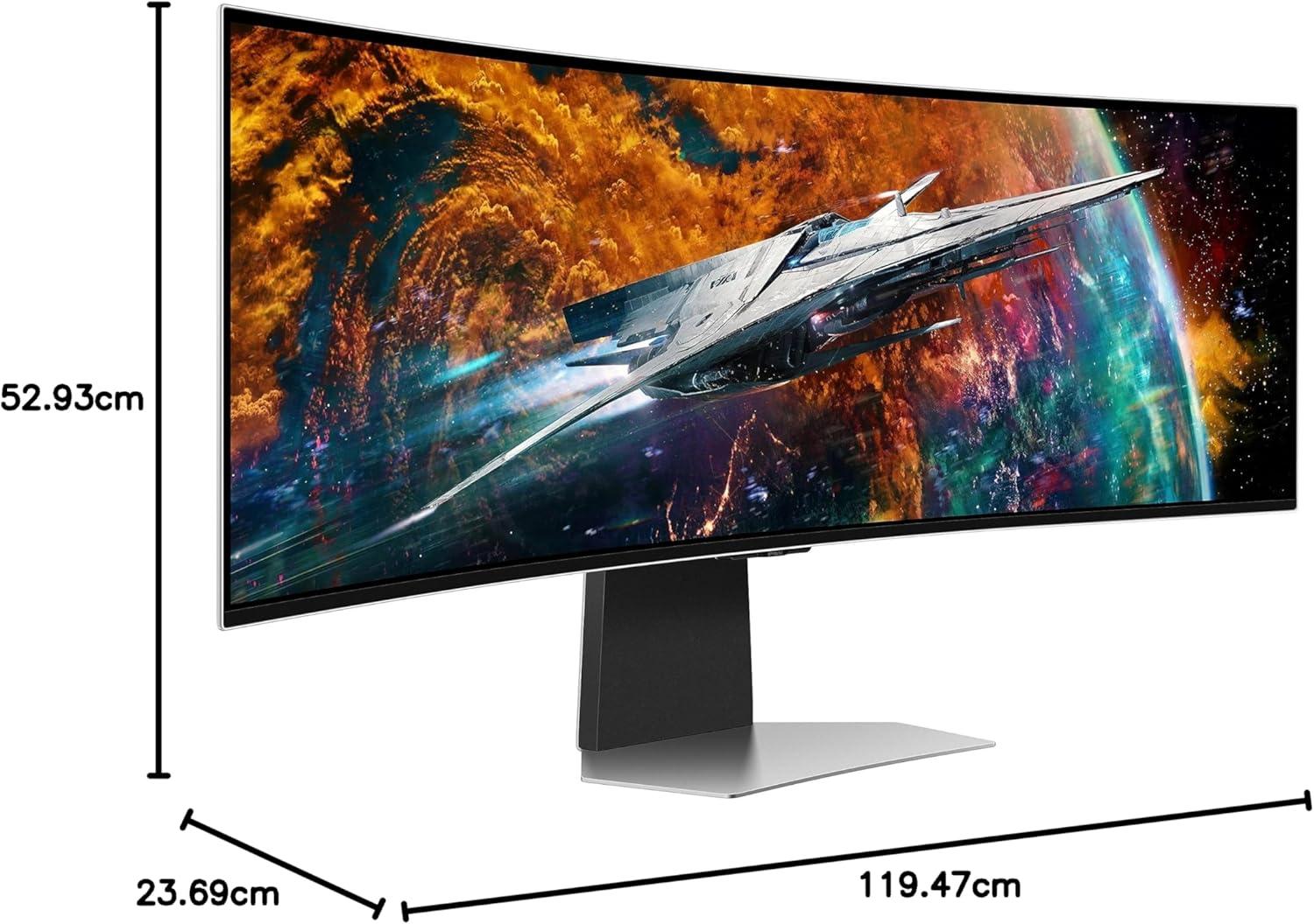 G9 G95c Samsung Ultra Wide Monitor Odyssey Samsung G9 G95C QHD