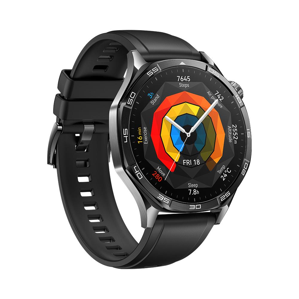 Huawei Watch GT5 Vili Black With Fluoroelastomer Strap + Freebuds 5i Blue