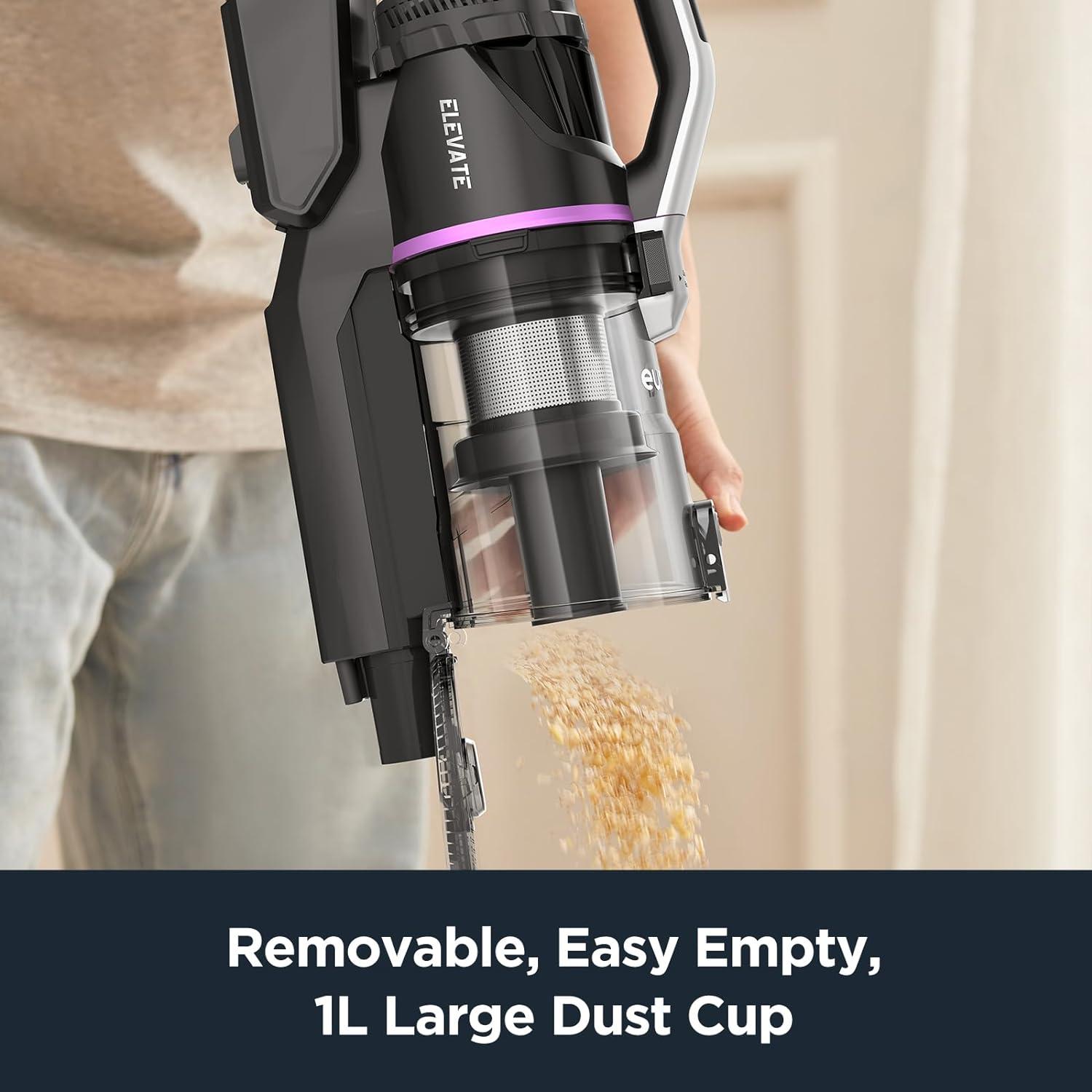 Eureka H 12 Cordless Vacuum Cleaner, 550W 60 Mins Running 5-IN-1