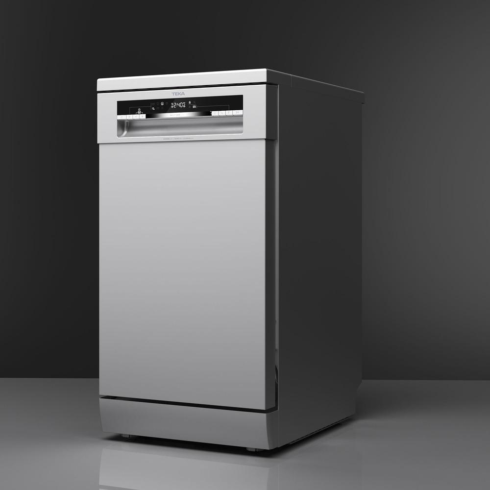 TEKA 45 cm Free Standing Dishwasher with 10 Plate Settings, 7