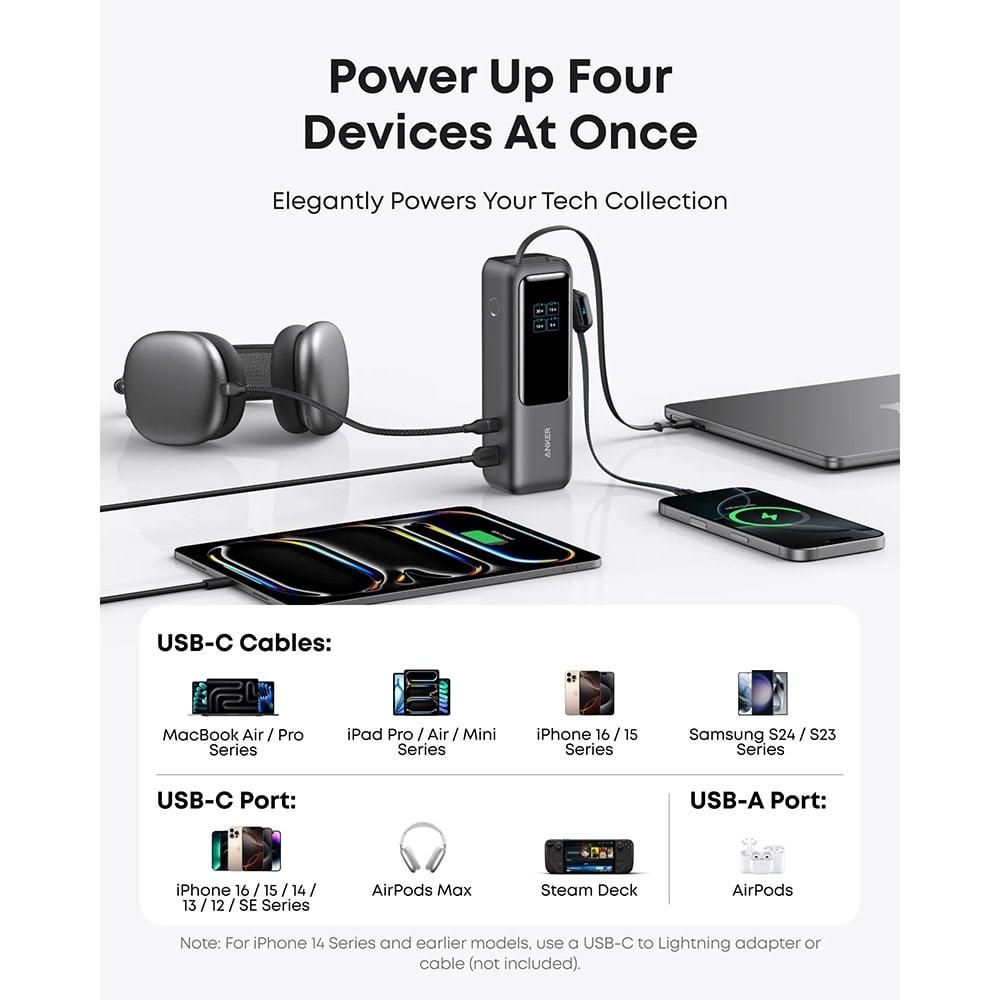 Buy Anker Power Bank 25000mAh 165W with built in USB C and