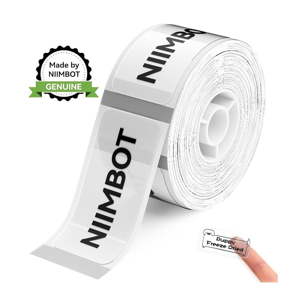 3 Rolls D110/D11/D101 White, Clear, 5 Color Bubble Label Maker Tape Name Bubble Address File Folder Waterproof Labels Sticker For Daycare, School, Travel, Baby Bottles, Clothes, Lunch Boxes And Cups