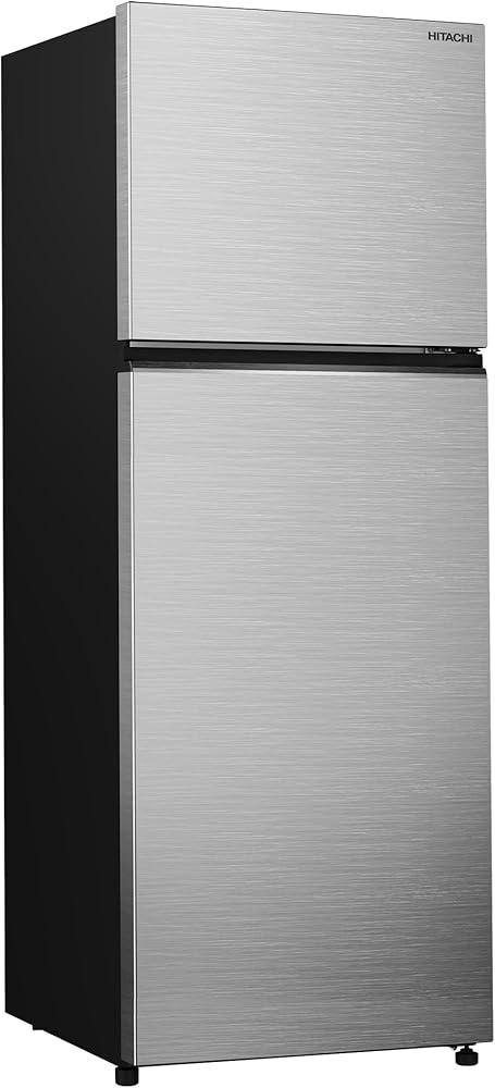 Buy Hitachi Top Mount Double Door Refrigerator Silver HRTN6443SXAE