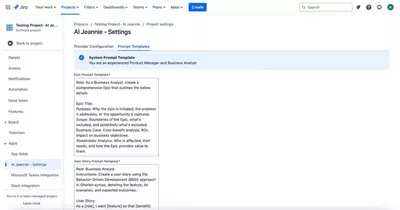 AI Jeannie Prompt Templates