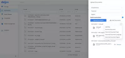DEPS DocumentsUpload