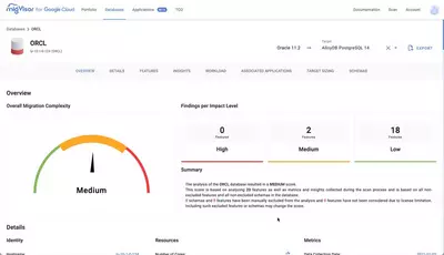 migvisor database