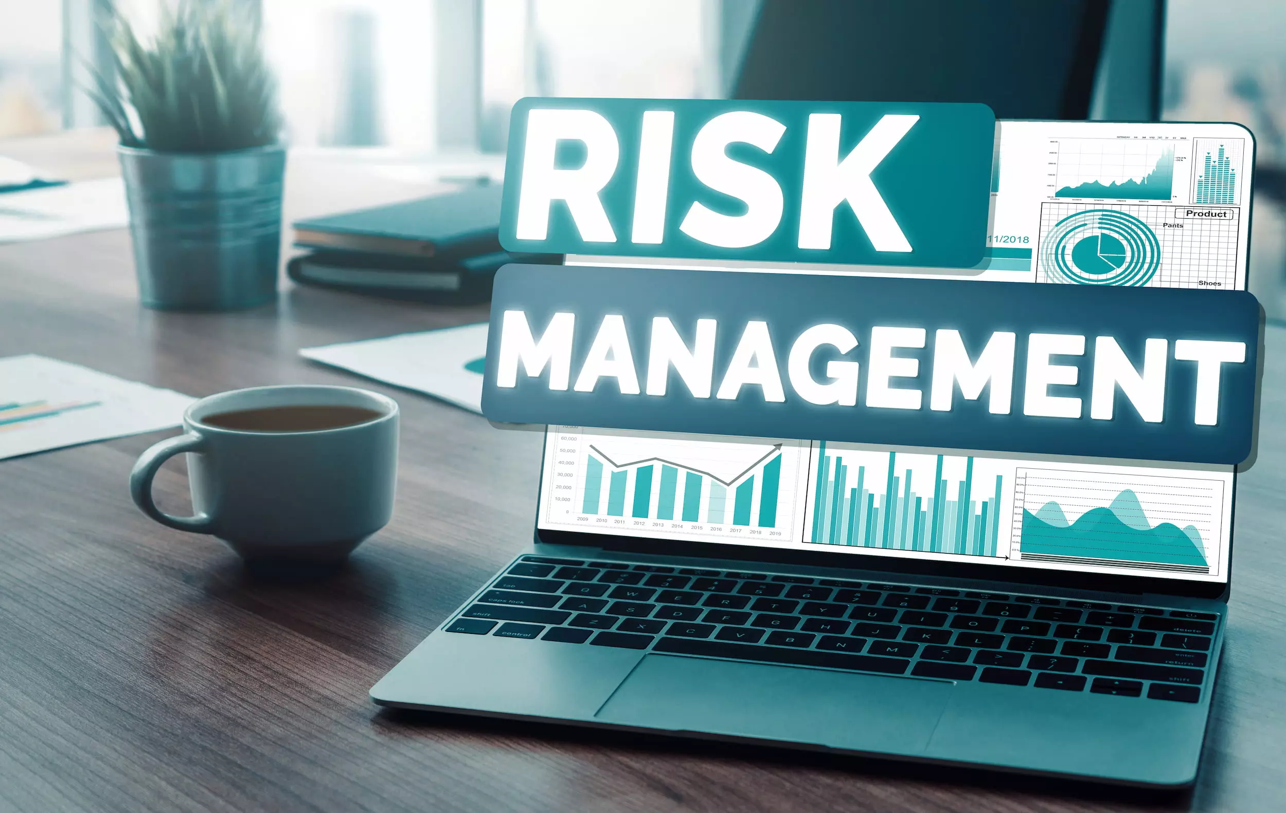 risk management assessment business laptop