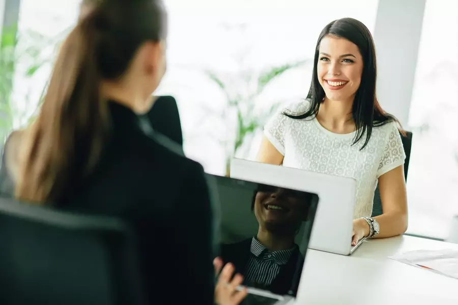 young women office