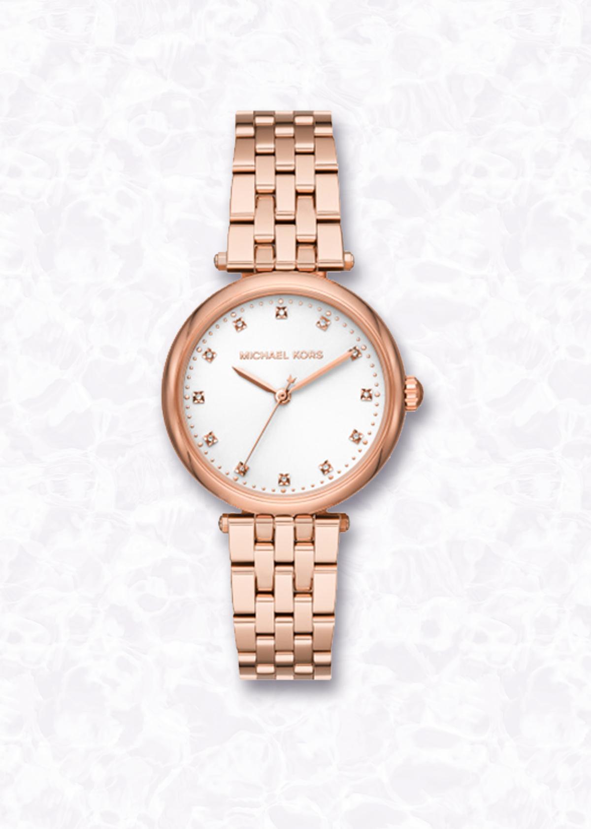 Michael Kors Darci Ladies' Rose Gold Tone Bracelet Watch