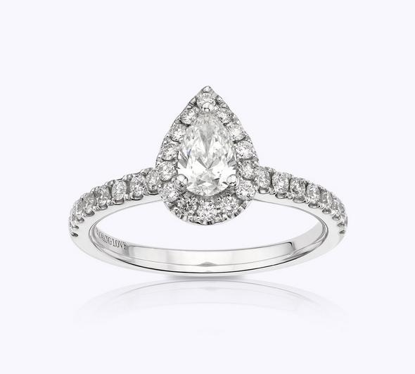 Pear Diamond Vera Wang Ring
