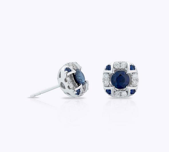 Vera Wang Diamond and Sapphire earrings