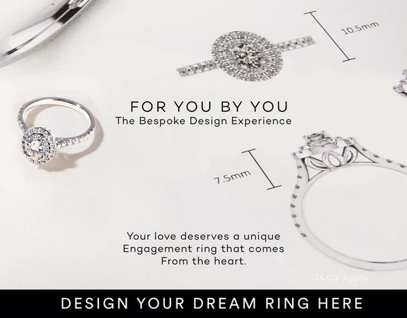 Your love deserves a unique engagement ring that comes from the heart.