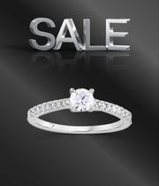 Up to half price sale rings at Ernest Jones