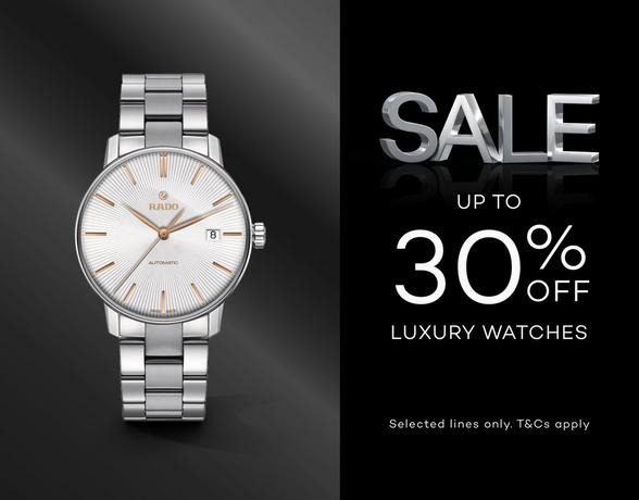 Up to 30% off Luxury Watches