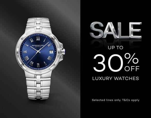 Luxury watch sale at Ernest Jones