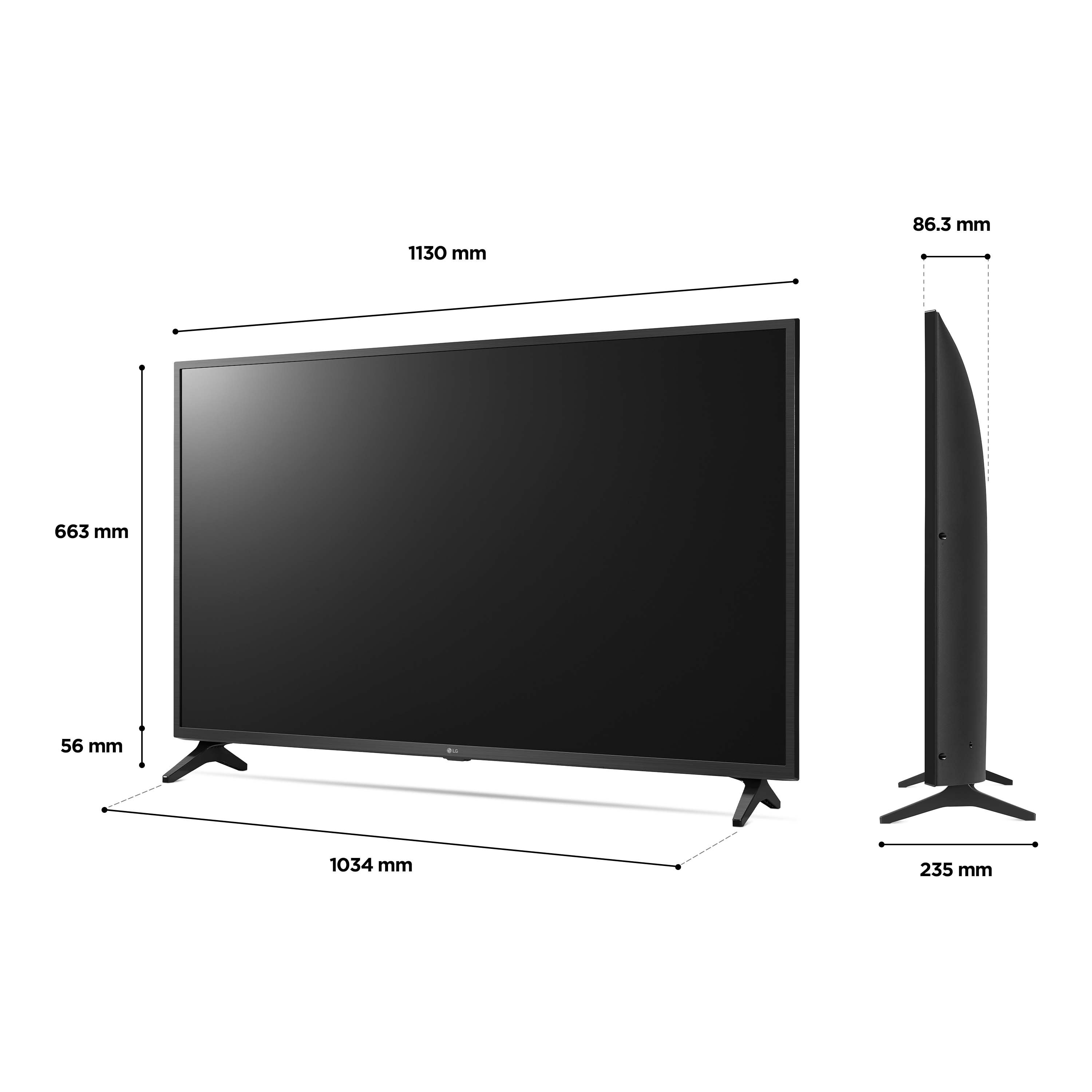 LG 50UQ75006LF 50” UHD LED 4K Smart TV