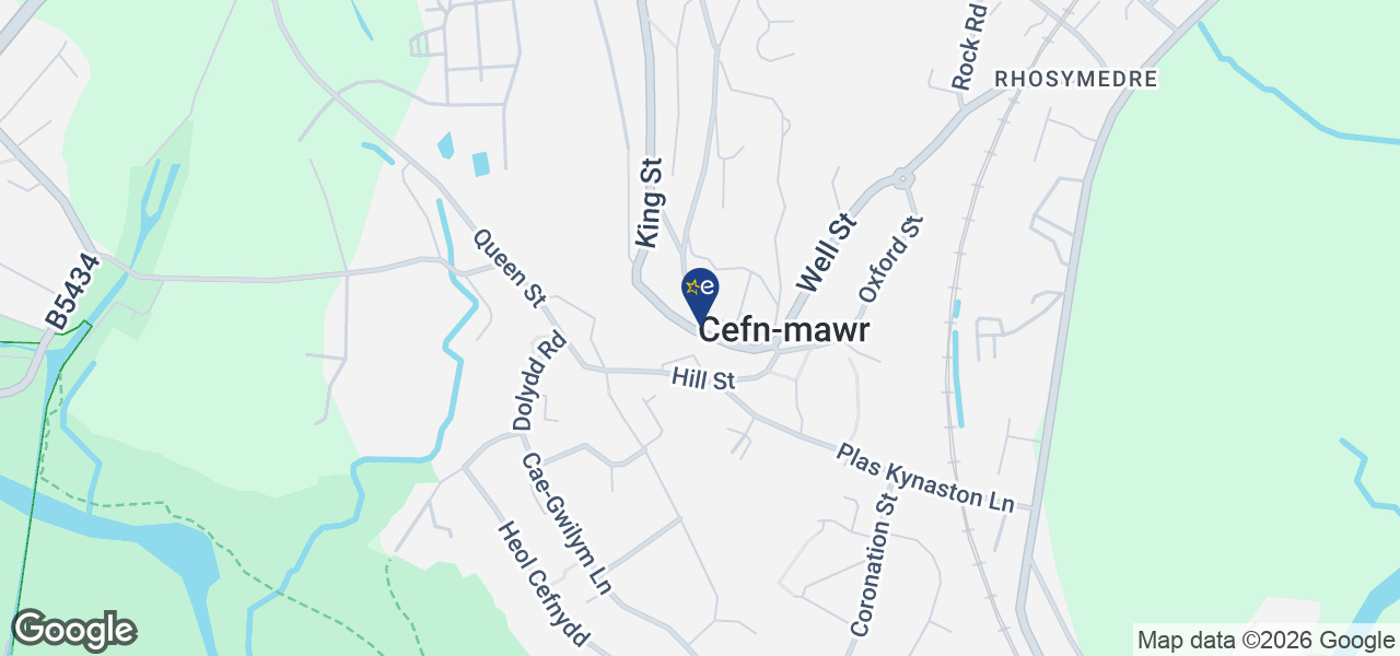 Map showing location of A E Roberts