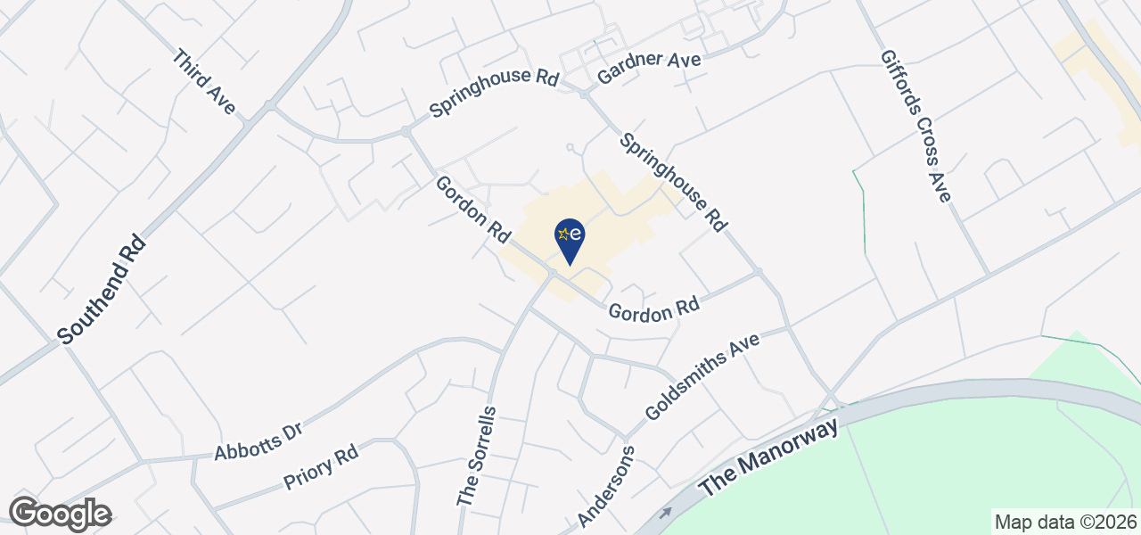 Map showing location of Abbey Domestic