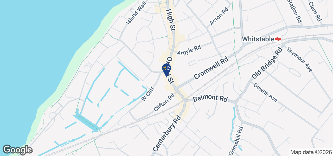 Map showing location of Advance Domestic Appliances Whitstable