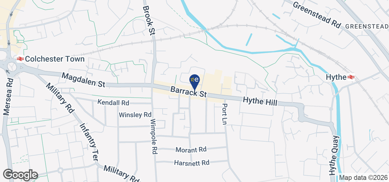Map showing location of Anglian Electrics - Colchester