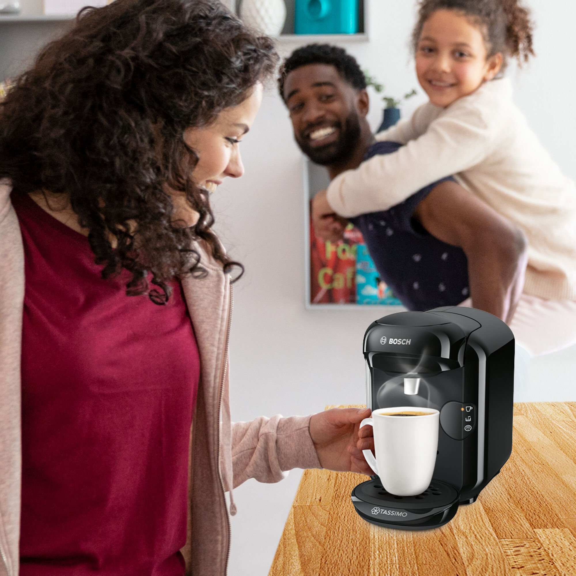 2 Mugs Tassimo Biscuit - Couleur Blanc - Occasion Bon état