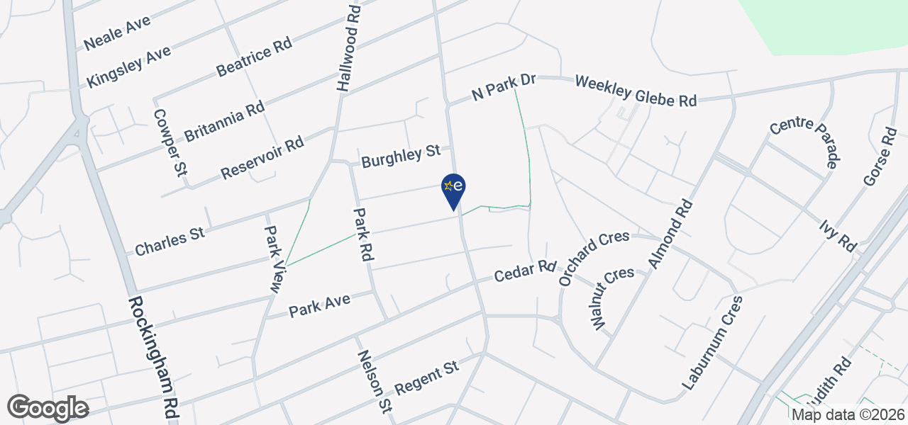 Map showing location of Burditts