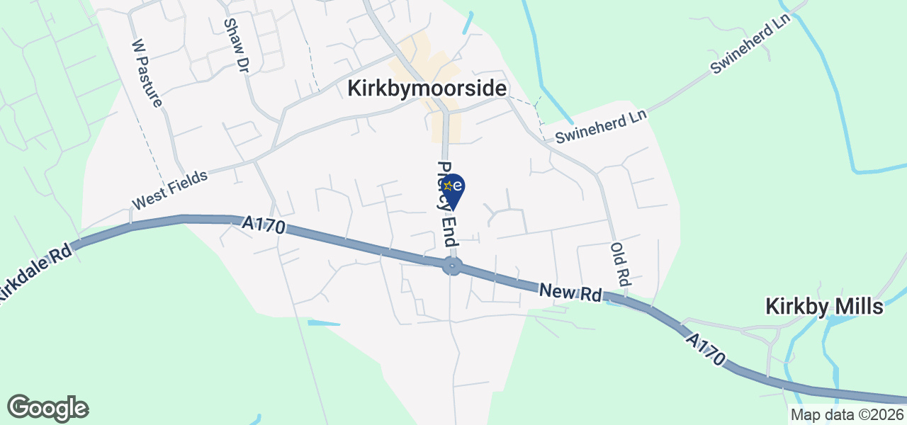 Map showing location of C W Strickland & Son Ltd