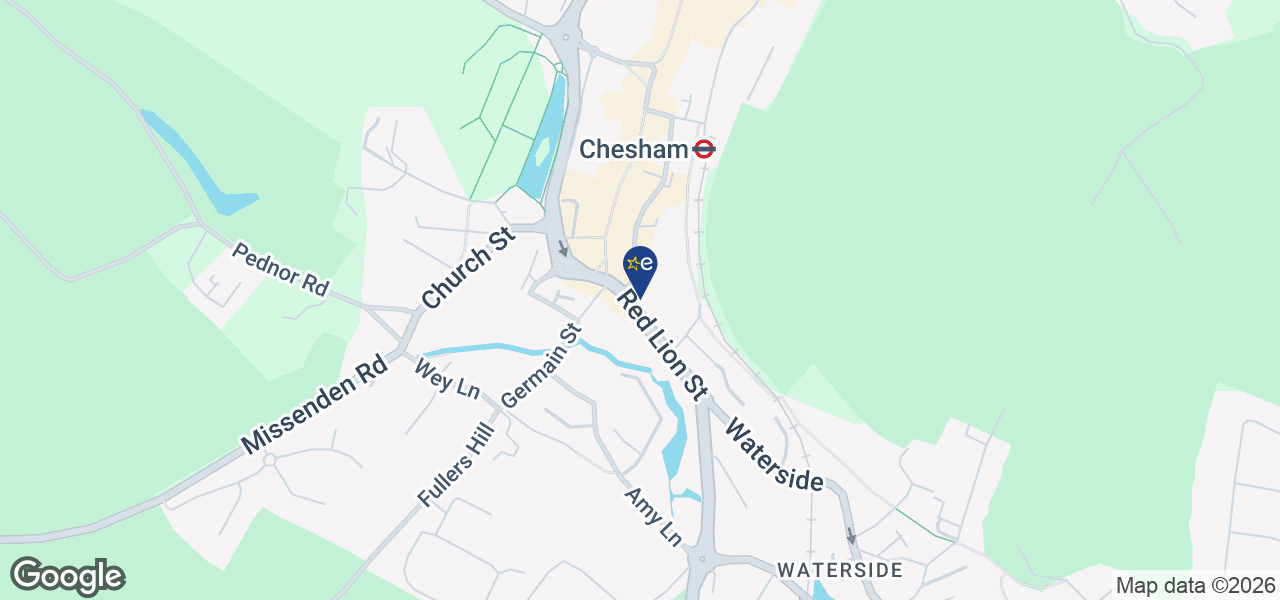 Map showing location of Chiltern Domestic Appliances