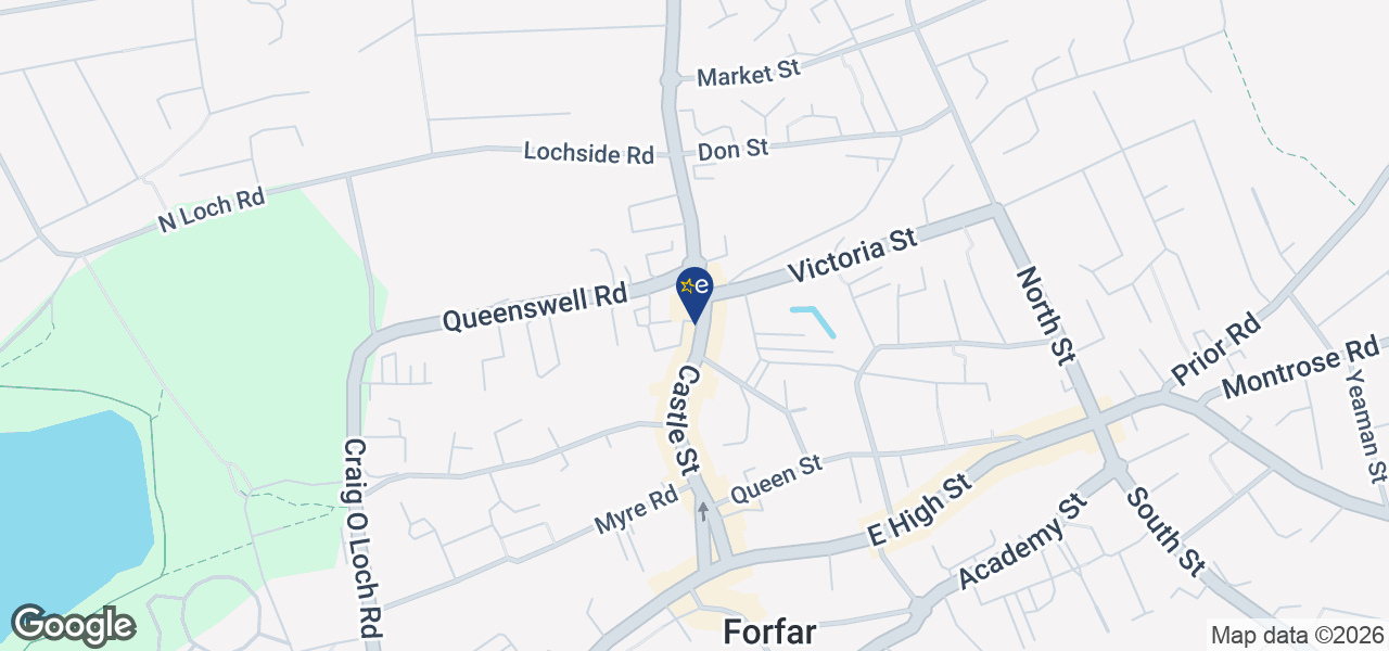 Map showing location of Colin M Smith- Forfar
