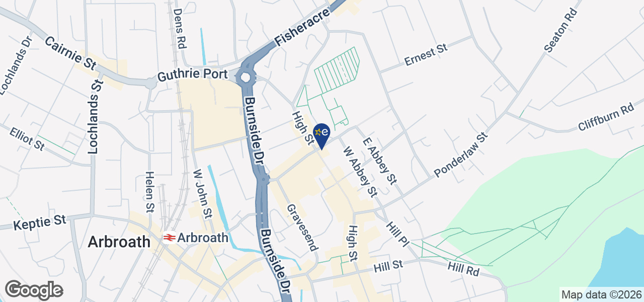 Map showing location of Colin M Smith - Arbroath