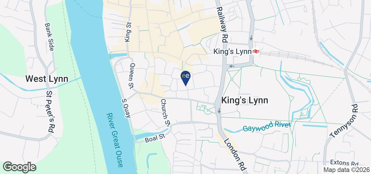 Map showing location of Cooper & Elms Ltd - King's Lynn
