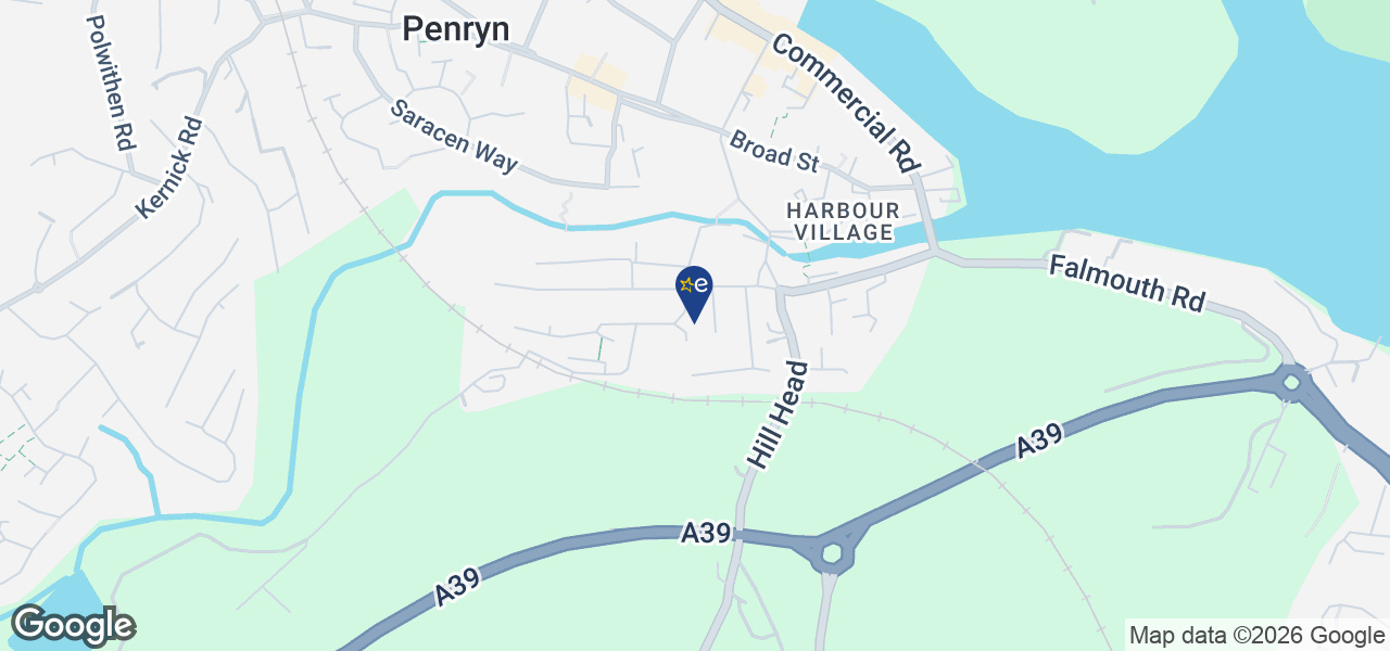 Map showing location of Cornwall Appliance Services Ltd