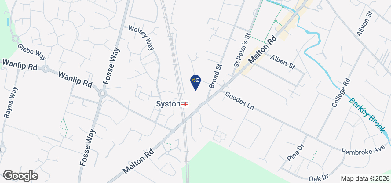 Map showing location of D R Electrical