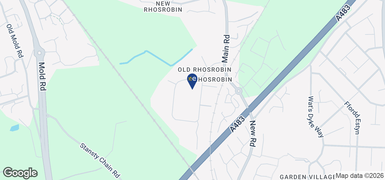 Map showing location of Discount Domestics - Wrexham