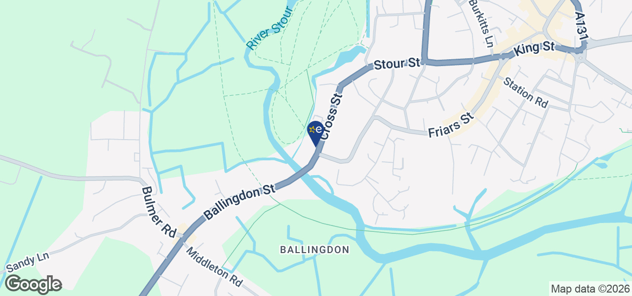 Map showing location of Domestic Appliances (Sudbury) Ltd