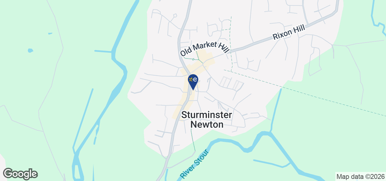 Map showing location of E B Marsh & Son - Sturminster Newton