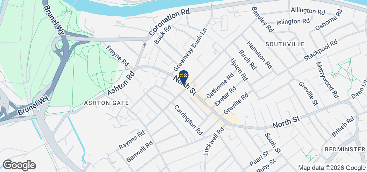 Map showing location of Eddy's Domestic Appliances - North Street