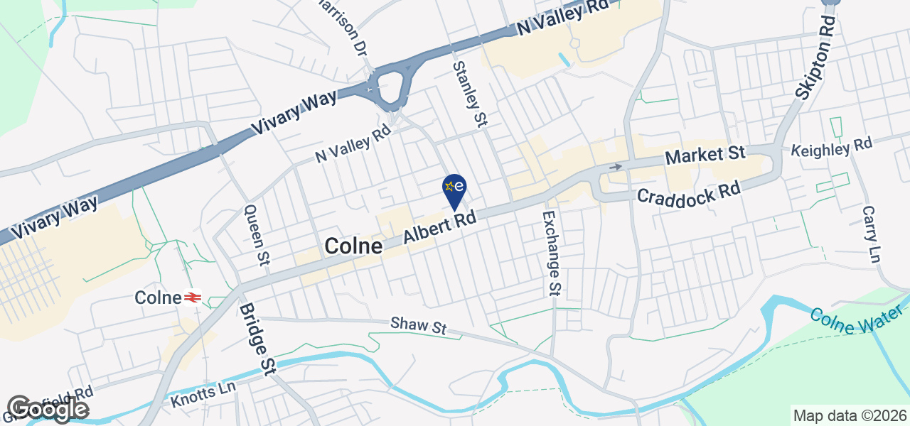 Map showing location of Electrical Sales Ltd - Colne