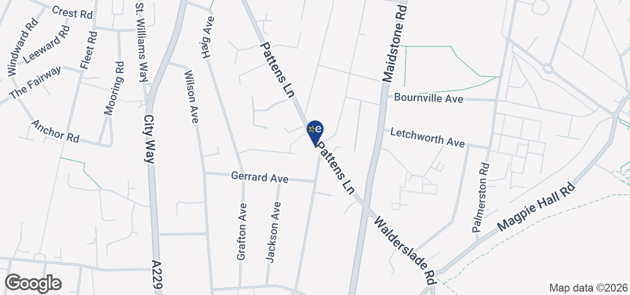 Map showing location of Evans Appliances 