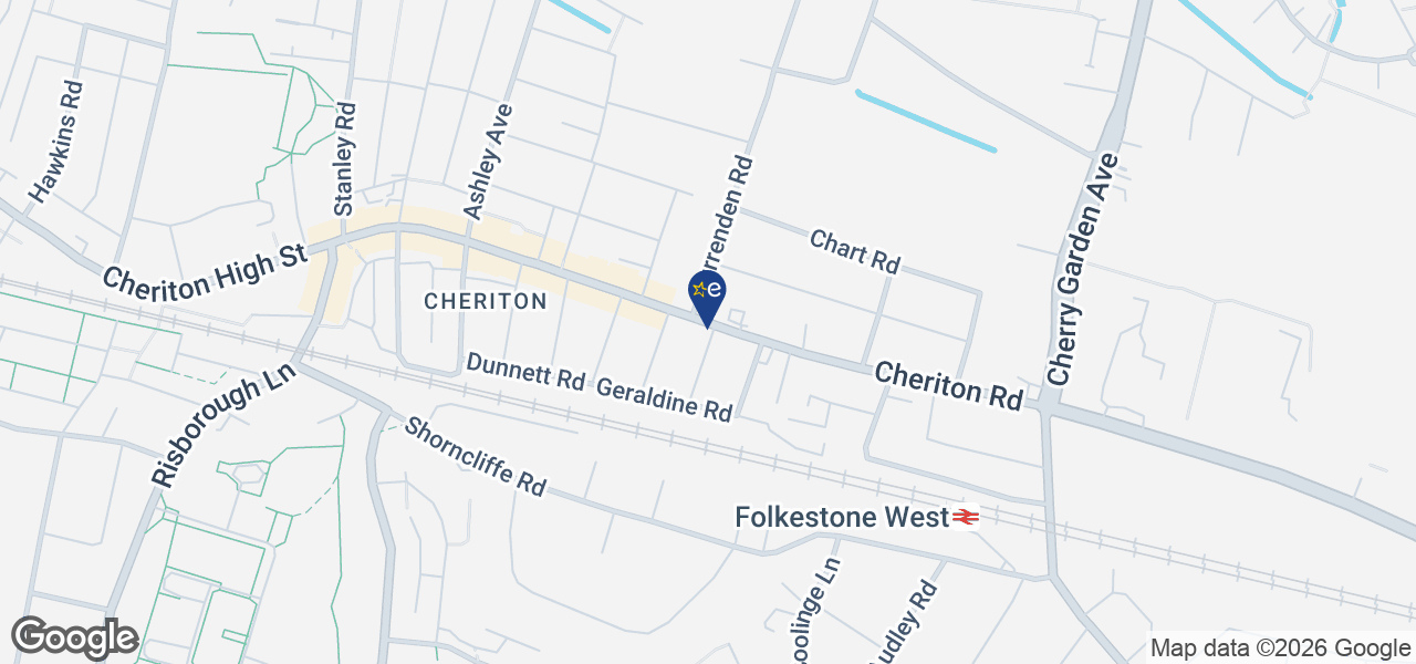 Map showing location of F J Fullick Ltd