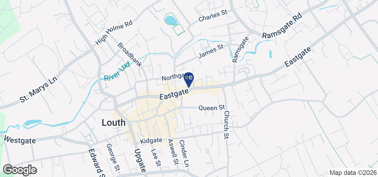 Map showing location of Faulkners Louth Ltd