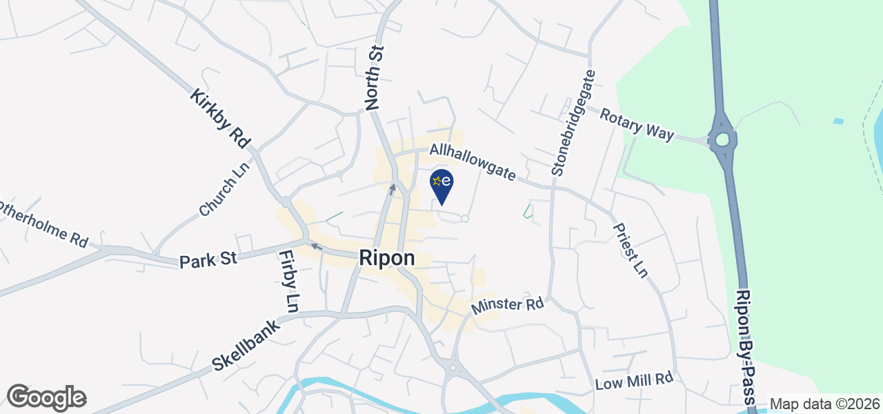 Map showing location of G Craggs Ltd - Ripon 