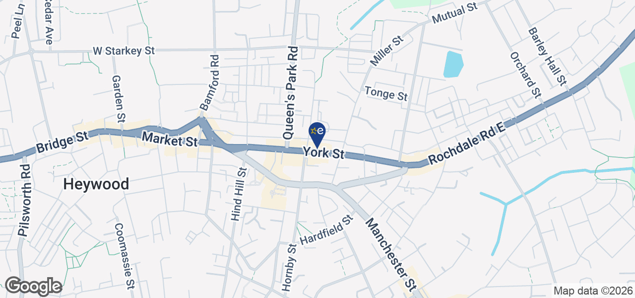 Map showing location of G Housley (Heywood) Ltd