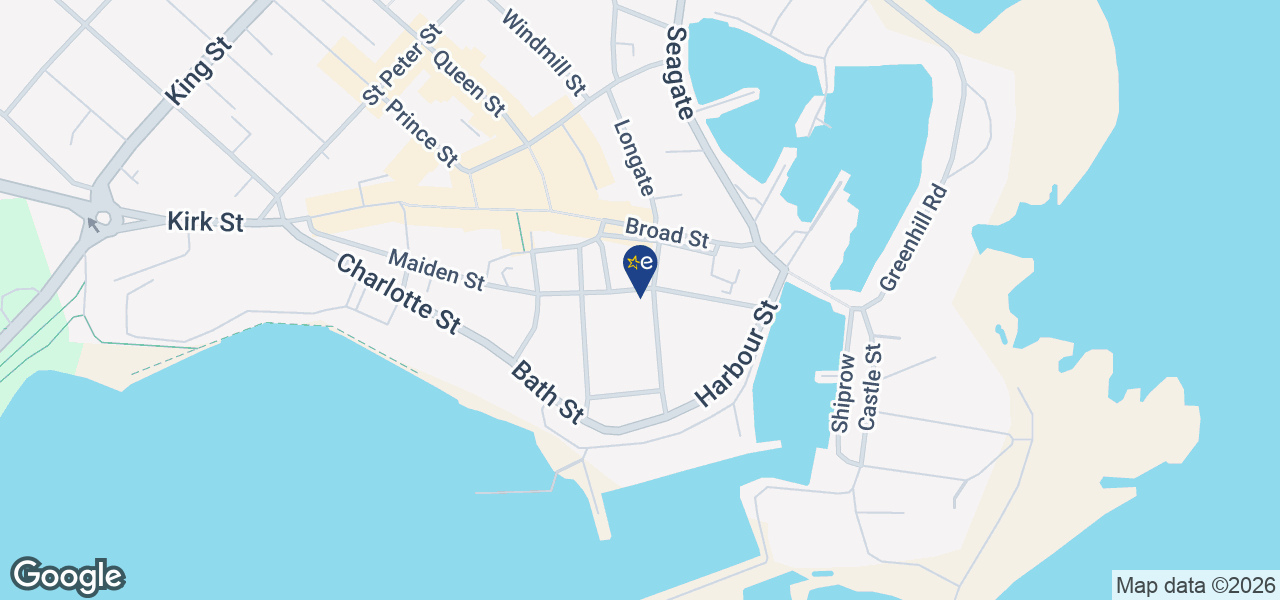 Map showing location of George Donald (Warehouseman) Ltd- Peterhead
