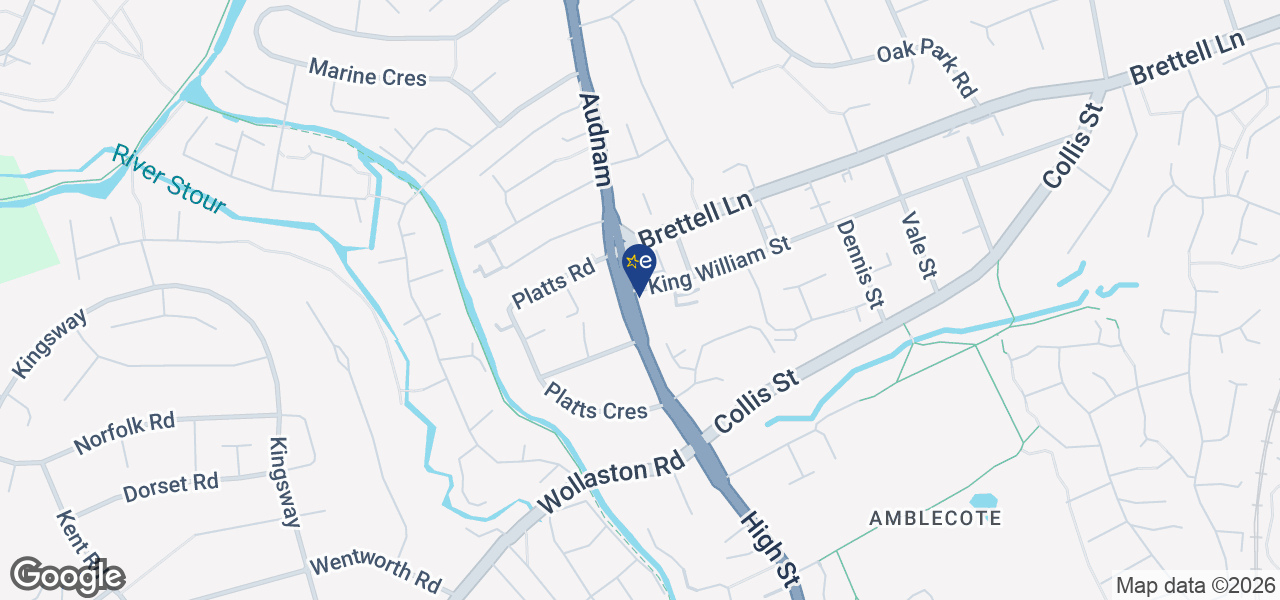 Map showing location of Geoff Hill Ltd